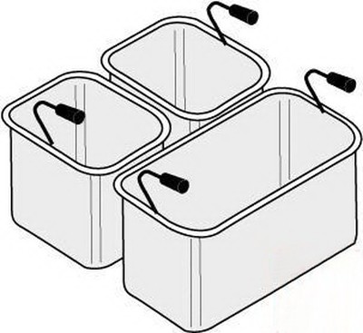 Корзины 1хGN1/3-200 + 2хGN1/6-200 для макароноварок Tecnoinox 