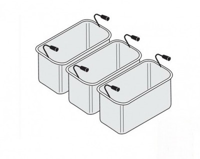 Корзины 3 х GN 1/3-200 для макароноварок Tecnoinox 