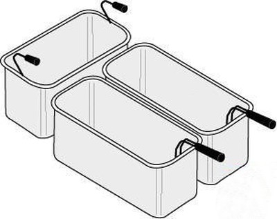 Корзины 1хGN1/3-200 и 2хGN2/6-200 для макароноварок Tecnoinox 