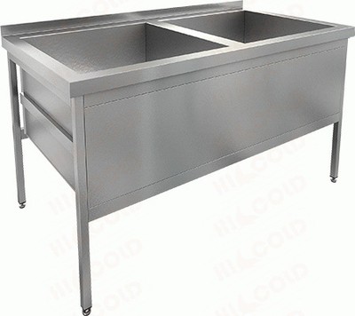 Котломойка Н1МКС-13/7, 2 мойки, с площадкой под смеситель