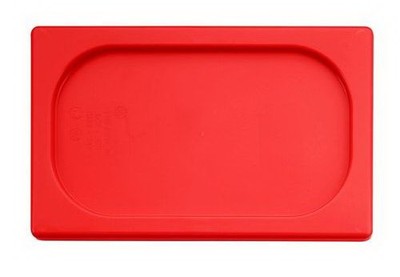 Крышка для GN 1/9 Paderno (полипропилен, красная)