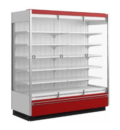 Пристенная витрина Марихолодмаш Купец ВХСп-2,5 new с дверями (без боковин)