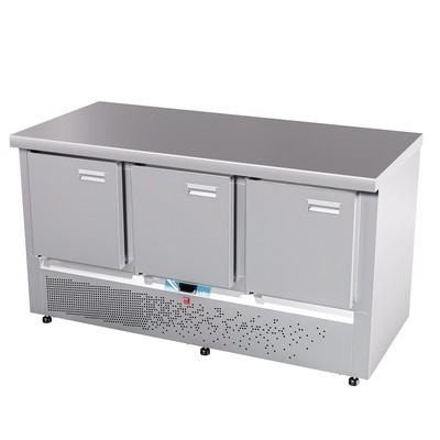 Стол холодильный Abat СХС-70Н-02 (без борта, 3 двери)