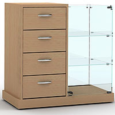 Прилавок с местом под кассу (правый) L900PUR