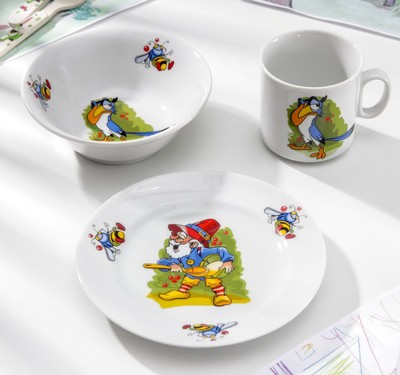 Набор детской посуды "Лесовичок"