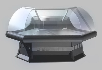 Холодильная витрина Lida LOTUS угол внутренний (встройка)