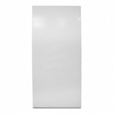 Дверь (СБ) для Polair ШХФ (0,45 оц.окр.RAL9003) глух. облегч. под пласт.ручку