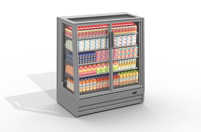 Пристенная витрина Costan MAMBO NEXT 1250 - 2P