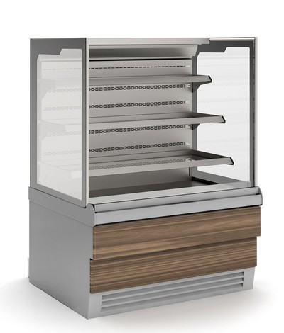 Минигорка холодильная Carina 06 self 1,4 (орех тоскана, серебро)