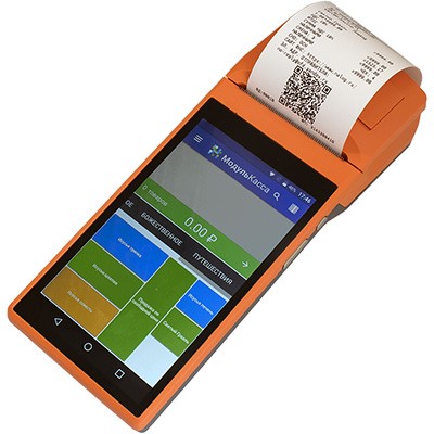 Модуль Касса MSPOS-K ПТК ФН (сканер, аккумулятор, USB, 3G, Wi-Fi)