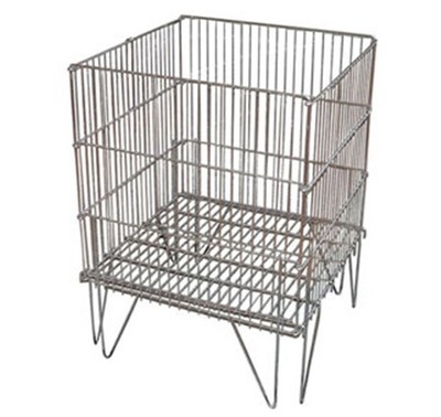 Накопитель с регулируемым дном 410х410х840 (цинк)