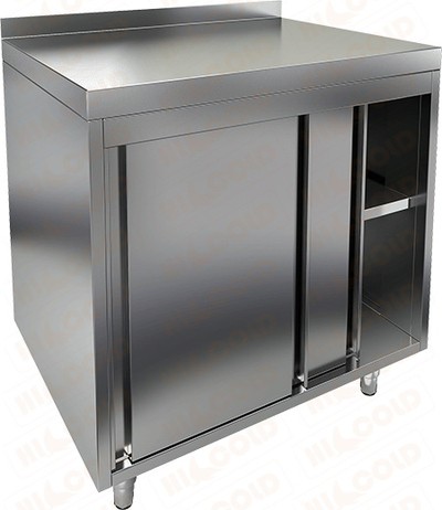 Стол закрытый купе с бортом HiCold НБМСЗК-7/4Б