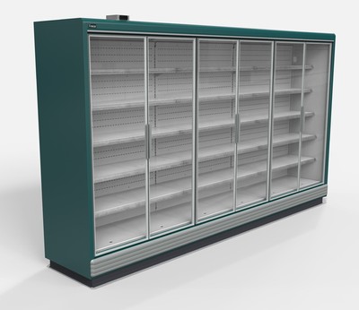 Пристенная витрина FREOR Neptun H 2500