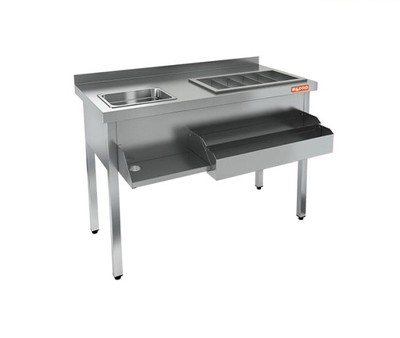 Барная станция открытая HiCold НКС-10/7БПК