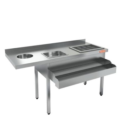 Барная станция открытая HiCold НКС-15/5БК (с отверстием для отходов)