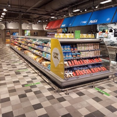 Полувертикальная горка Arneg LISBONA LF 095 H165 TSC 1958