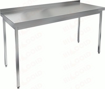Стол пристенный с бортом (столешница 1мм) НСО-17/6Б-1
