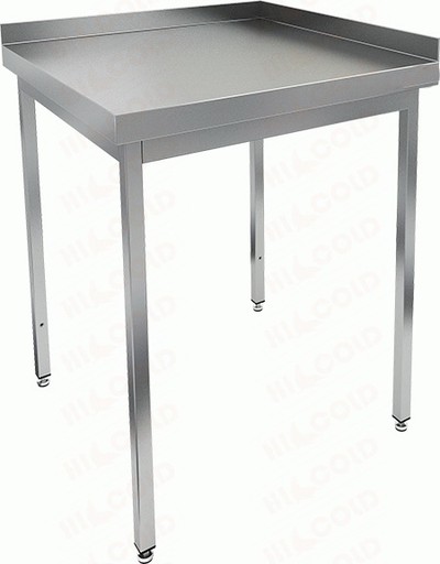 Стол угловой с двумя бортами (столешница 1мм) НСО-7/6ББ-1