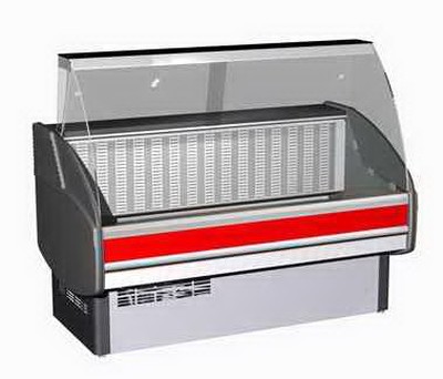 Холодильная витрина Айсберг Оптима-С 1,5 (без подтоварника)