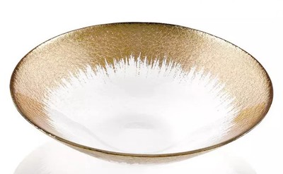 Салатник IVV ORIZZONTE 19 см (золотая отделка)