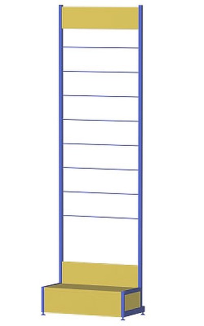 Стойка левая/правая/средняя для стеллажа ОС 2