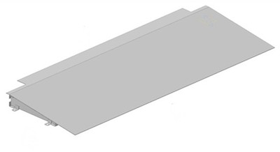 Пандус стационарный 960/543 НТ для двери (для панелей пола 100 мм)