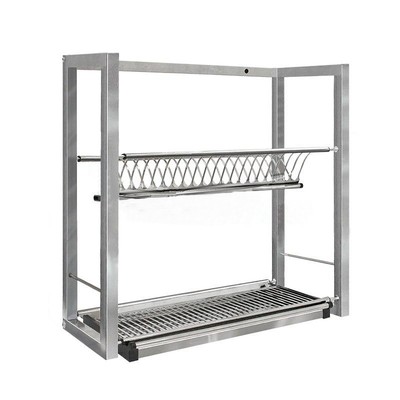 Полка двухъярусная для сушки посуды с нержавеющими кассетами ПСПн 720