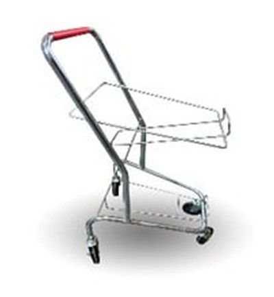 Тележка покупательская для двух корзин 500*430*1000