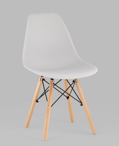 Стул барный Eames Style DSW светло-серый x4