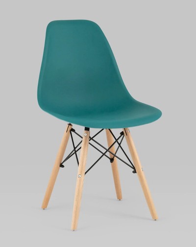 Стул барный Eames Style DSW темно-бирюзовый x4