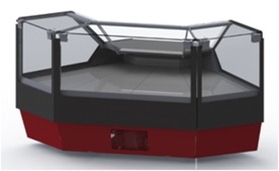 Холодильная витрина УНВ Атланта СТ-Вент