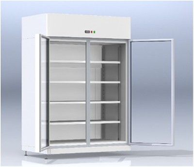 Морозильный шкаф Арктика 1500х800х2050 НТ стекл. (верхн исп.)