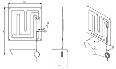 Испаритель для ШХСн-0,06С 6.020.104