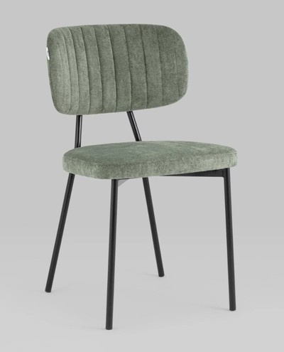 Стул кухонный Ханна велюр зелёный