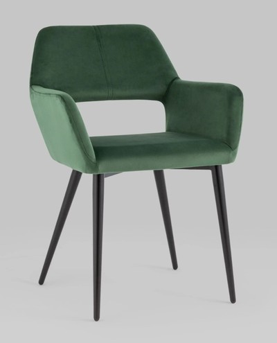 Стул кухонный Денди велюр зелёный