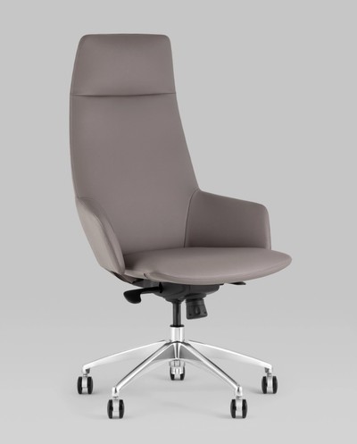 Кресло офисное TopChairs Bow серый