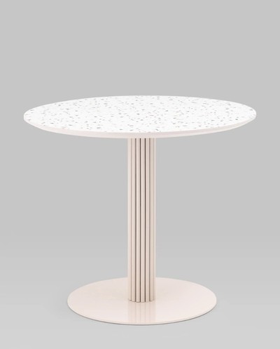 Стол обеденный Stem D90 терраццо