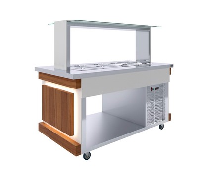 Салат-бар тепловой Luxstahl СБТ-1500 Premium