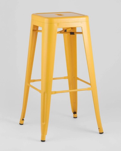 Стул барный Tolix желтый глянцевый