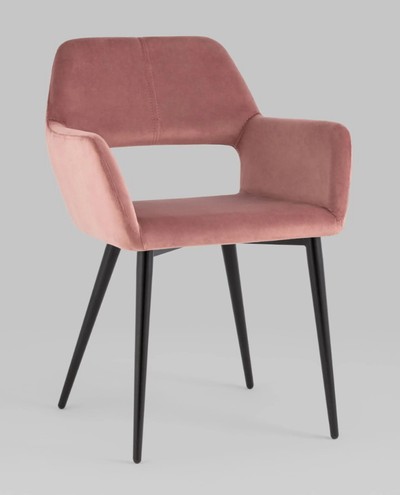 Стул кухонный Денди велюр пыльно-розовый