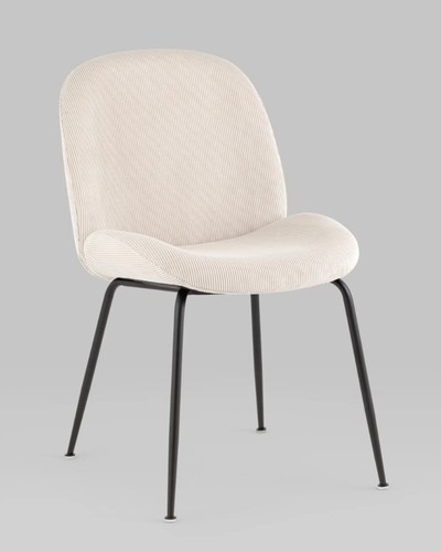 Стул офисный Beetle вельвет бежевый