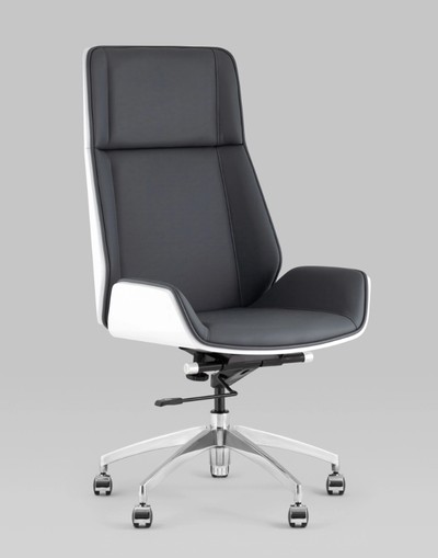 Кресло офисное TopChairs Crown SN серо-голубой