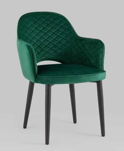 Стул офисный Венера диамант NEW, велюр изумрудный