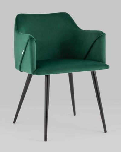 Стул кухонный Джоэл велюр зелёный