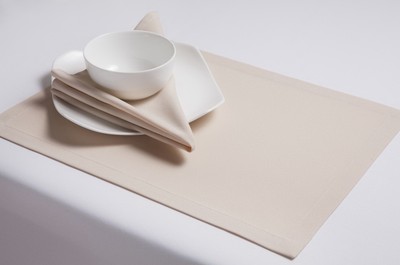 Салфетка подстановочная Astinn Oxford (бежевая) 32x45 см (подгиб 2 см)