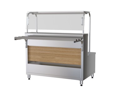 Прилавок-мармит первых блюд Марихолодмаш ШЕФ ПМПЭ15