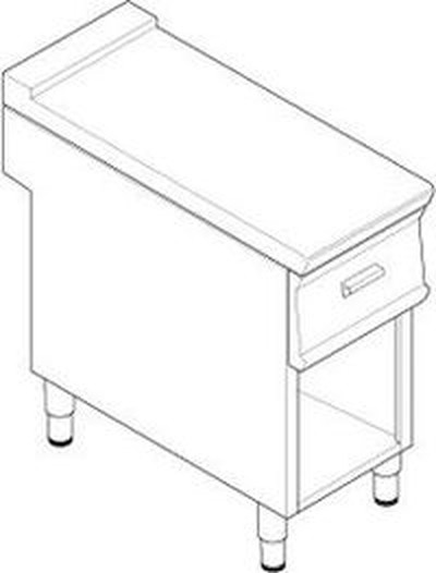 Стол-вставка 740 серии Tecnoinox PNC4FL7