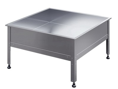 Душевой поддон для мойки туш, 1200х800х400 мм (сварная конструкциия)