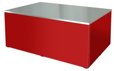 Подиум под фреш красный