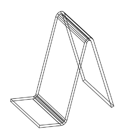 Подставка №1 под телефон 3х7 187.00.01 (оргстекло)
